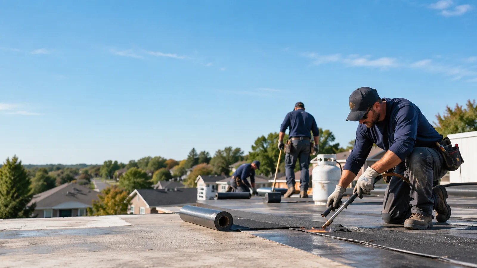 Flat Roof Leak Repair providers in Elmer, LA